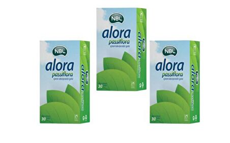 NBL Alora Passiflora İçeren Takviye Edici Gıda 3'lü