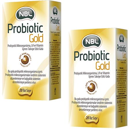Nbl Probiotic Gold 20 Saşe X 2 ADET