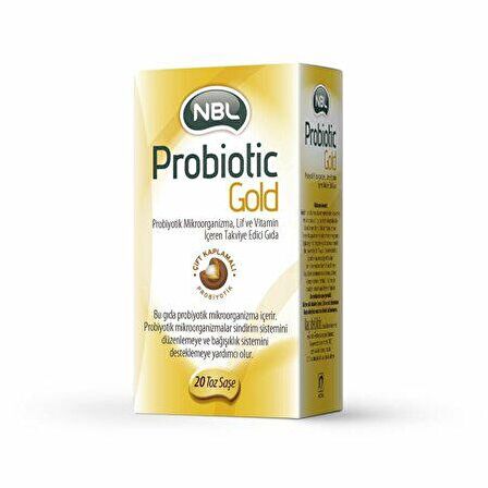 Nbl Probiotic Gold Çift Kaplama 20 Saşe Takviye Edici Gida