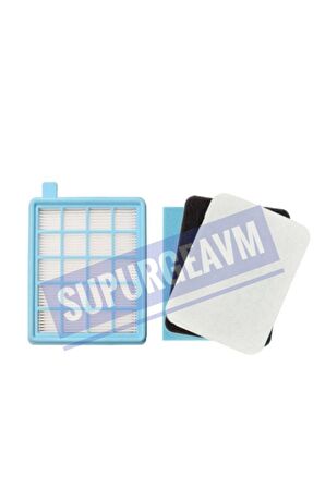 2 Kutu Phılıps Fc 9323/09 Powerpro Compact Orijinal Filtre Seti Uyumlu