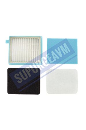 2 Kutu Phılıps Fc 9323/09 Powerpro Compact Orijinal Filtre Seti Uyumlu