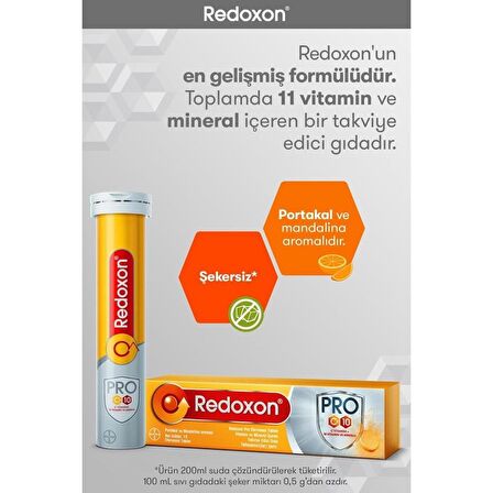 Redoxon Pro 15 Efervesan Tablet x 4 Adet