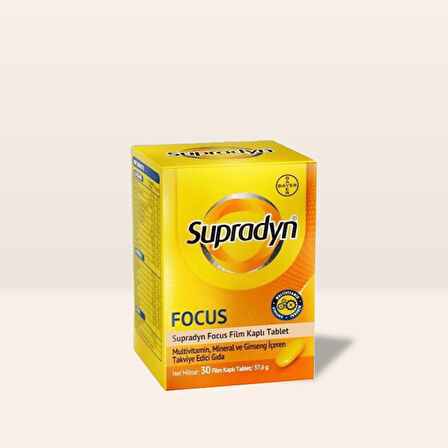 Supradyn Energy Focus 30 Tablet 
