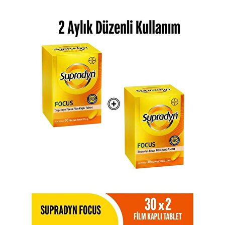 Supradyn Focus 30 Tablet 2'li Paket