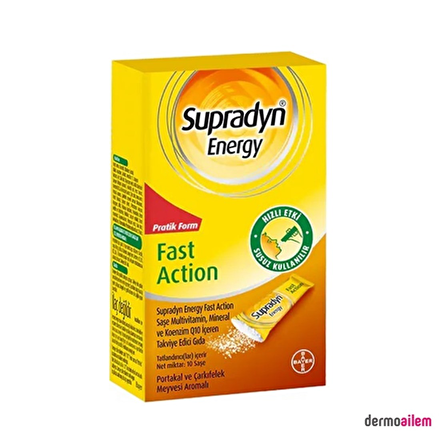 Supradyn Energy Fast Action 10 Saşe
