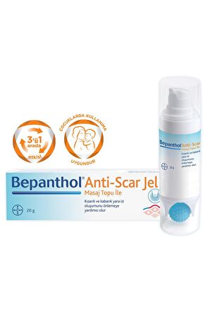 Bepanthol Anti-Scar Jel 20g - Masaj Topu İle