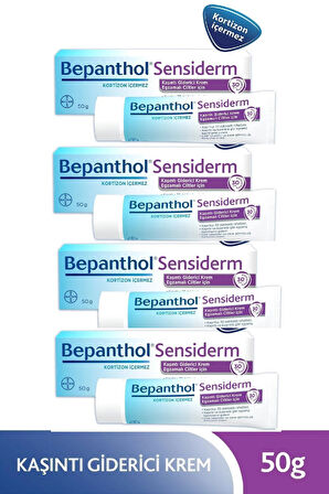 Bepanthol Sensiderm Kaşıntı Giderici Krem 50 gr 4'lü Paket