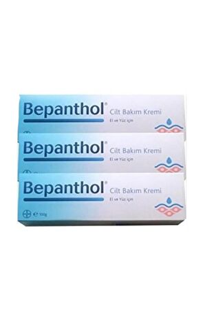 Bepanthol Cilt Bakım Kremi 100 Gr 3 Kutu