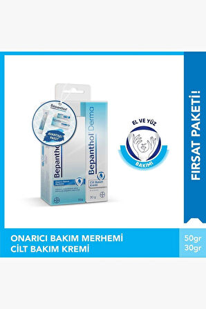 Derma Cilt Bakım Kremi 30 gr + Derma Oanrıcı Bakım Merhemi l Avantajlı Günlük Bakım Seti