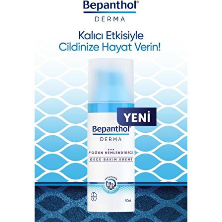 Bepanthol Derma Yoğun Nemlendirici Gece Bakım Kremi 50 Ml