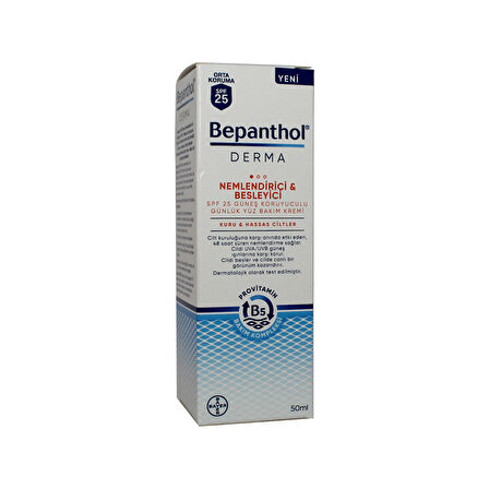 Bepanthol Derma Nem Spf 25 Yuz Bakım Krem 50 Ml