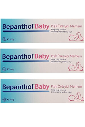 Bepanthol Baby Pişik Kremi 100 gr Pişik Önleyici 3adet