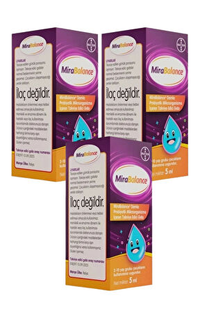 Mirabalance Probiyotik Damla 5 ml x 3 Adet