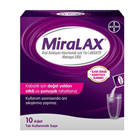 Miralax 10 Saşe x 2 Adet