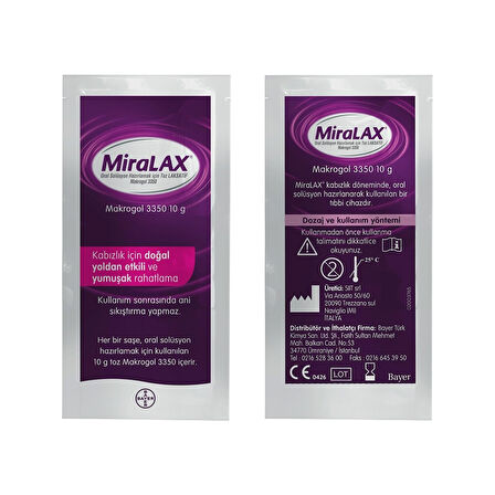 Miralax 10 Saşe x 2 Adet