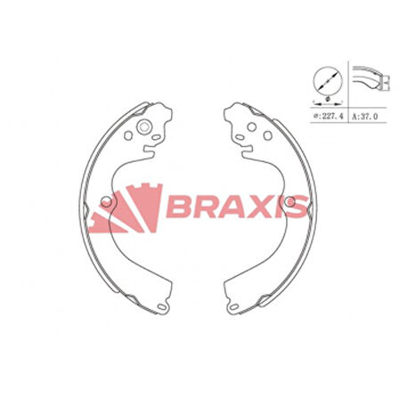 Subaru El Fren Balatası Subaru Forester 98-02 İmpreza 95-00 Legacy 94-00 - Braxıs Ac0159