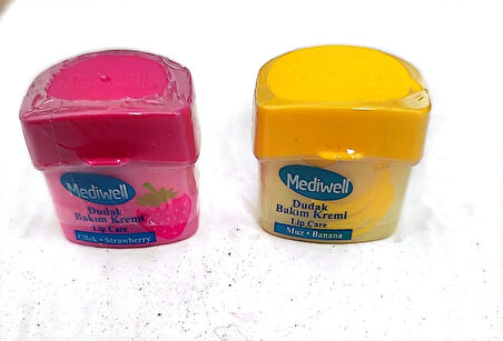 Mediwell Dudak Bakım Kremi 5 ml - Çilekli