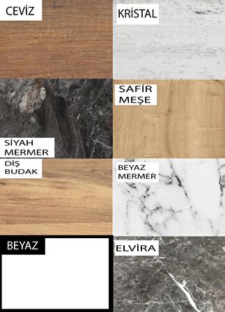 Milano Mdf  H.Gloss Irony Masa +4 Adet Dilara Sandalye Takım 