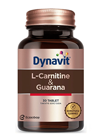 Eczacıbaşı Dynavit L-Carnitine ve Guarana Takviye Edici Gıda 30 Tablet