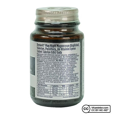 Dynavit Mag Night 30 Tablet - AROMASIZ