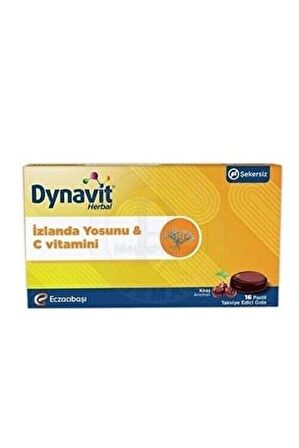 Herbal Pastil Izlanda Yosunu Vitamin C Pastil