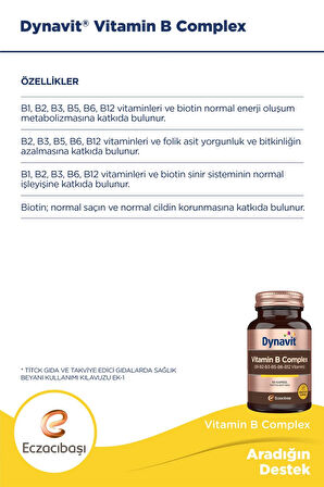 VITAMIN B COMPLEX 50 KAPSÜL