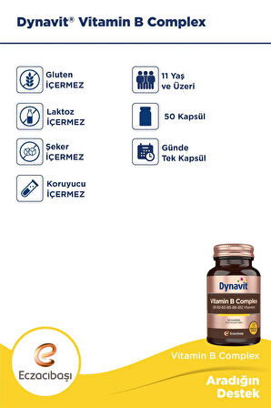 VITAMIN B COMPLEX 50 KAPSÜL