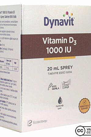 Vitamin D3 1000 Iu 20 ml Sprey