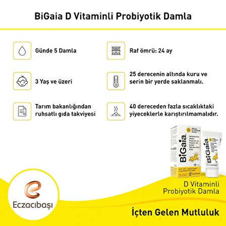 Bigaia Probiyotik Damla 5 ml
