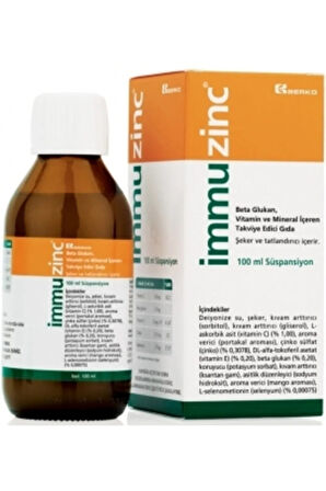 Immuzinc Süspansiyon 100 Ml