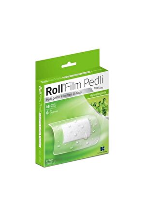 Film Pedli 8 x 15 Su Geçirmez Steril Yara Örtüsü 10 Adet
