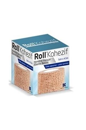 Roll Kohezif Koban Kendinden Yapışkanlı Bandaj 5 cm x 4.5 M