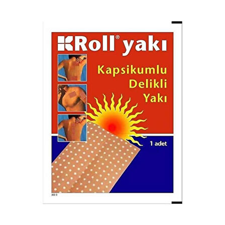 Roll Yakı Kapsikumlu Delikli x 50 Adet + 100 Adet Eczane Poşeti Hediye