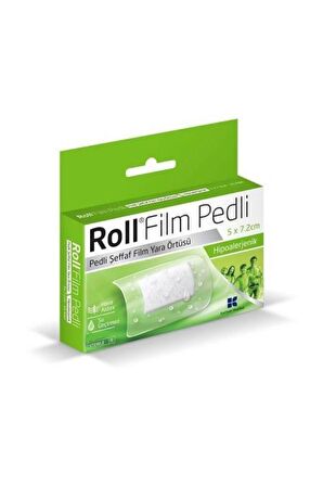 Film Pedli 5x7.2 Cm 50li Steril Yara Örtüsü Su Geçirmez