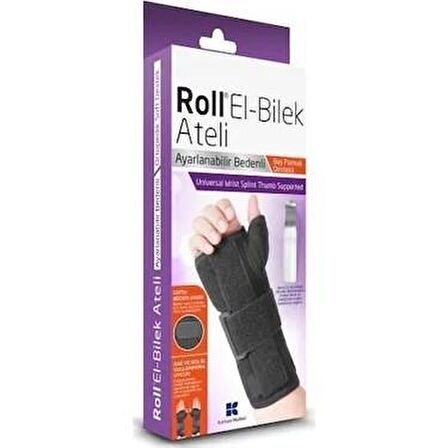 ROLL EL BİLEK ATELİ AYARLANABİLİR DESTEKLİ