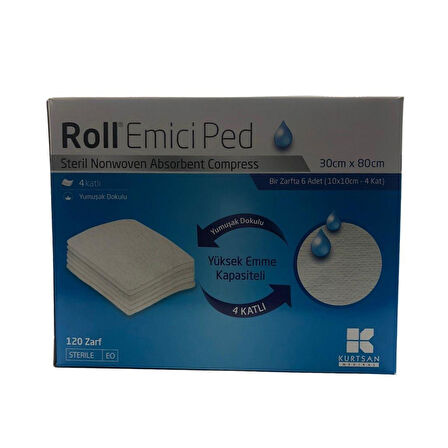 Roll Emici Ped 30 x 80 cm x 120 Zarf