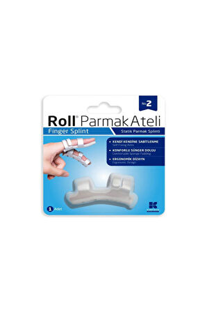 Roll Parmak Ateli - Statik Parmak Splinti - NO:1 - 4.5cm