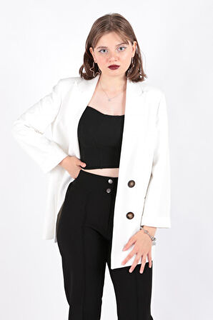 Ayhan 90491 Kadın Blazer Ceket