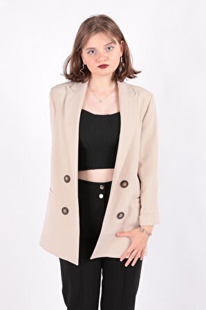 Ayhan 90491 Kadın Blazer Ceket