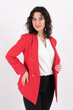 Ayhan 90599 Kadın Blazer Ceket