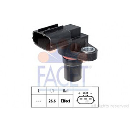 Opel Krank Devir Sensoru Corsa C Meriva A Astra G Y17dt - Facet 9.0337