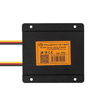 Ayt Powermaster PM-7896 24-12 Volt 5 Amper Oto Konvertör Voltaj Düşürücü 24 Voltu 12 Volta Çevirici Otobüs Tır İçin