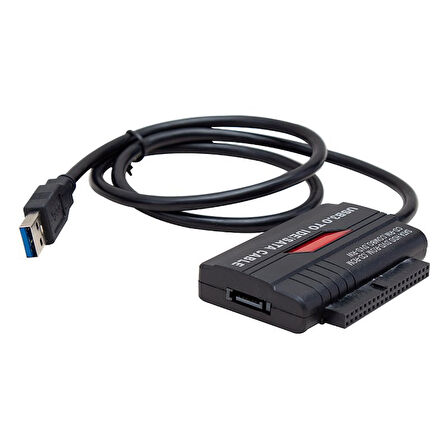 Powermaster RXD-338U3 Adaptörlü USB3.0 2.0 to SATA IDE Çevirici Hard Disk Kutusu Çevirici Soket Kablosu