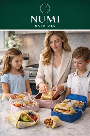 Numi Naturals Balmumu Gıda Saklama Bezleri – Premium 3’Lü Set (30×30 Cm) - Country Garden Serisi