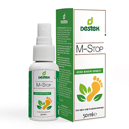 DESTEK M-STOP AYAK BAKIM SPREYİ 50 ML