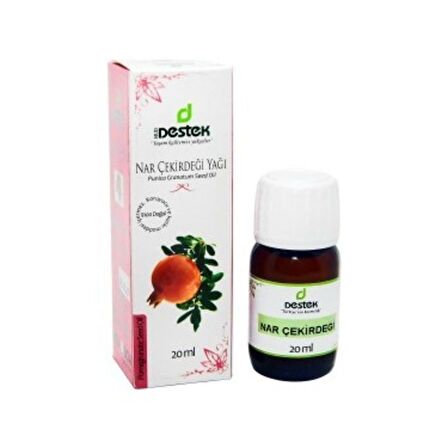 Destek Nar Çekirdeği Yağı 20 ml Soğuk Pres