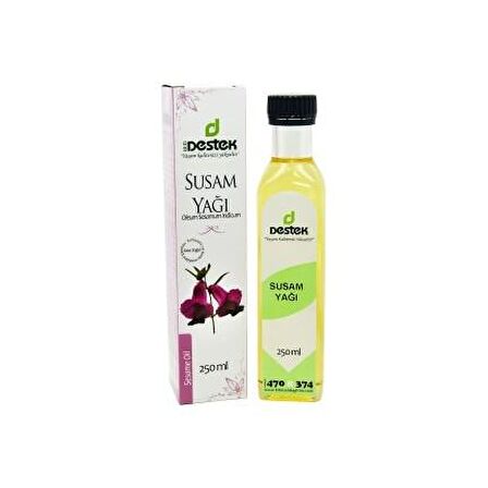 Destek Susam Yağı 250 ml Soğuk Pres