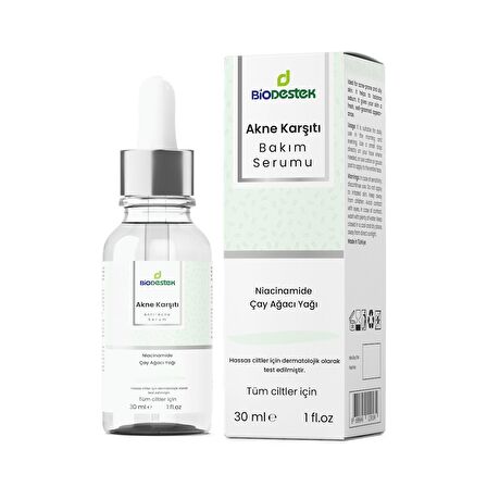 BİODESTEK AKNE KARŞITI BAKIM SERUMU 30 ML