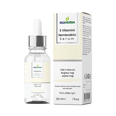 BİODESTEK E VİTAMİNİ NEMLENDİRİCİ SERUM 30 ML