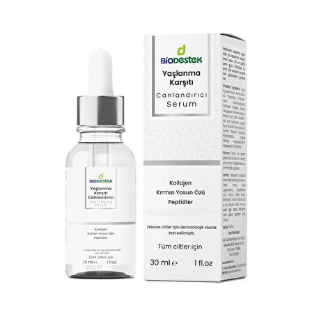 BİODESTEK YAŞLANMA KARŞITI CANLANDIRICI SERUM 30 ML